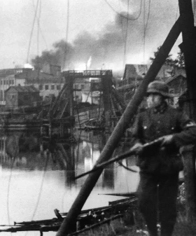 Немцы входят в Шлиссельбург. 8 сентября 1941 г. Фотограф Г. Губман. gettyimages.com