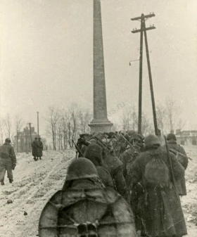 Прорыв блокады. Гатчина. Январь 1944 г. Фотограф Б. П. Кудояров. РМИ