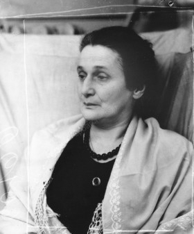 Портрет Анны Андреевны Ахматовой. Май 1946 г. ЦГАКФФД СПб. Шифр: Вр 3929.