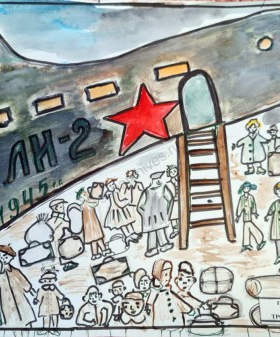 Трошкова Ангелина. 14 лет. Школа-интернат № 18. 2023 г. ЦГА СПб. Ф. 9631. Оп. 2. Д. 5.