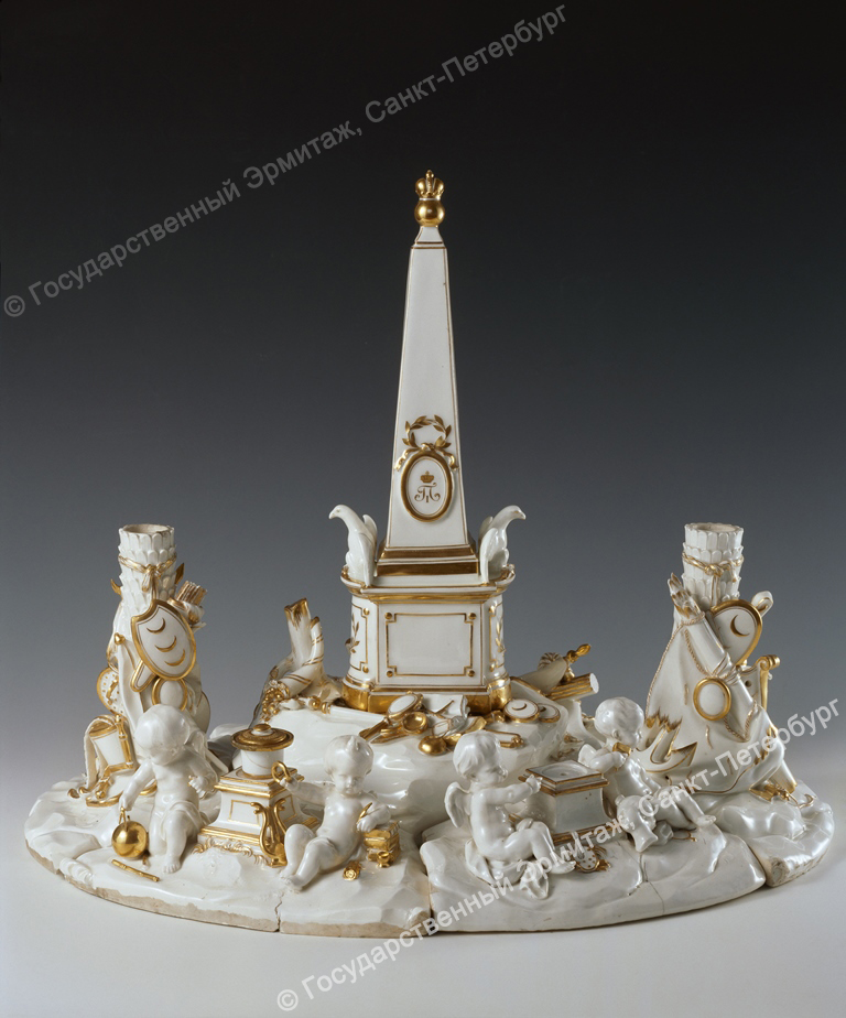 Чернильный набор императора Павла I. 1796-1801 гг. Автор модели Ж.-Д.Рашетт. Государственный Эрмитаж, Санкт-Петербург. Мз-И-180 а-ж