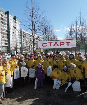 Турнир по скандинавской ходьбе. МО Юнтолово, 2013 г.