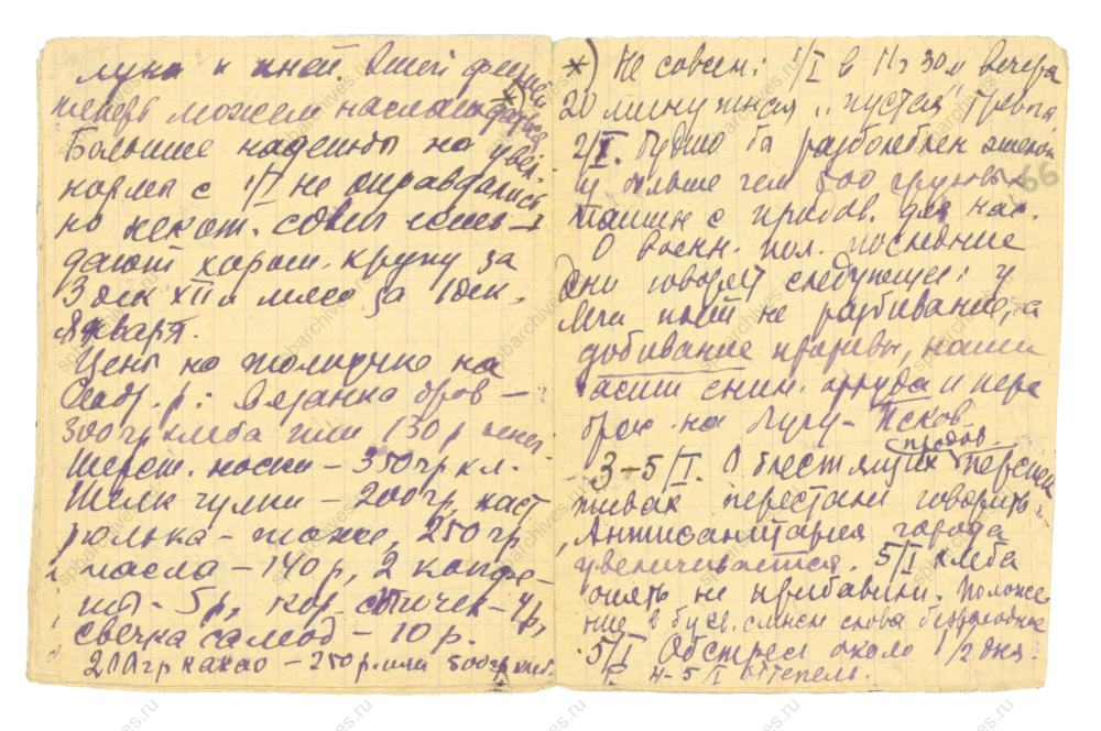 ЦГАНТД СПб. Ф.Р-153. Оп.1. Д.94. Л.65об, 66