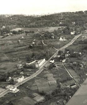 Вид города Териоки с самолета. 1946 г. ЦГА СПб. Ф. 7179. Оп. 50. Д. 13. Л. 3.