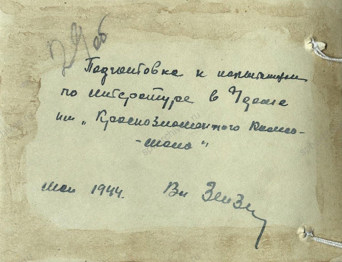 Отчет уполномоченного Ленгорсовета по эвакуации в Ярославской области В.К. Зензинова с приложением фотографий детей. 1944 г. ЦГА СПб. Ф. 7384. Оп. 17. Д. 1246. Л. 22, 23, 24, 26−29об, 30.
                                                                                                                    